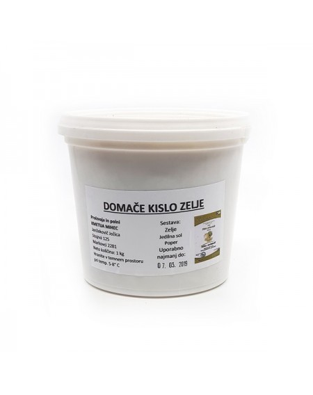 Kislo zelje 1 kg (Kmetija Janžekovič)
