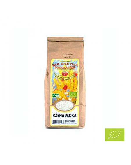Eko ržena moka 1 kg (Eko kmetija Podgraj&scaron;ek)