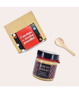 MALI PAKET BOŽIČNI Z ŽLIČKO  (Mr.Bee - Čebelarstvo Poslek)