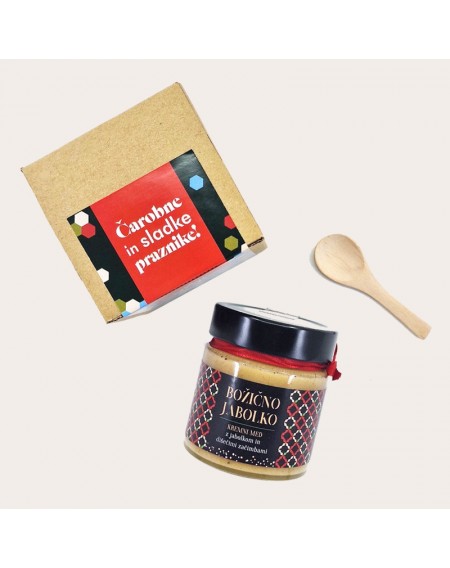 MALI PAKET BOŽIČNI Z ŽLIČKO  (Mr.Bee - Čebelarstvo Poslek)